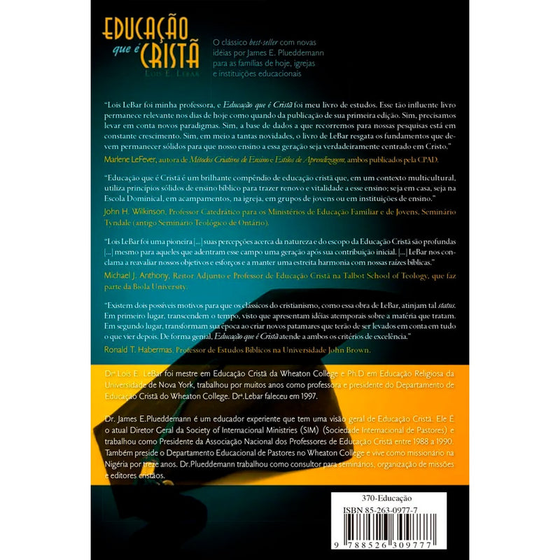 Educação Que É Cristã | Lois E. Lebar