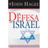 Livro Em Defesa de Israel de John Hagee, capa branca com Estrela de Davi azul. — Plenitude