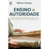 Livro Ensino e Autoridade, capa com mãos segurando pergaminhos, título em letras brancas e verdes — Plenitude