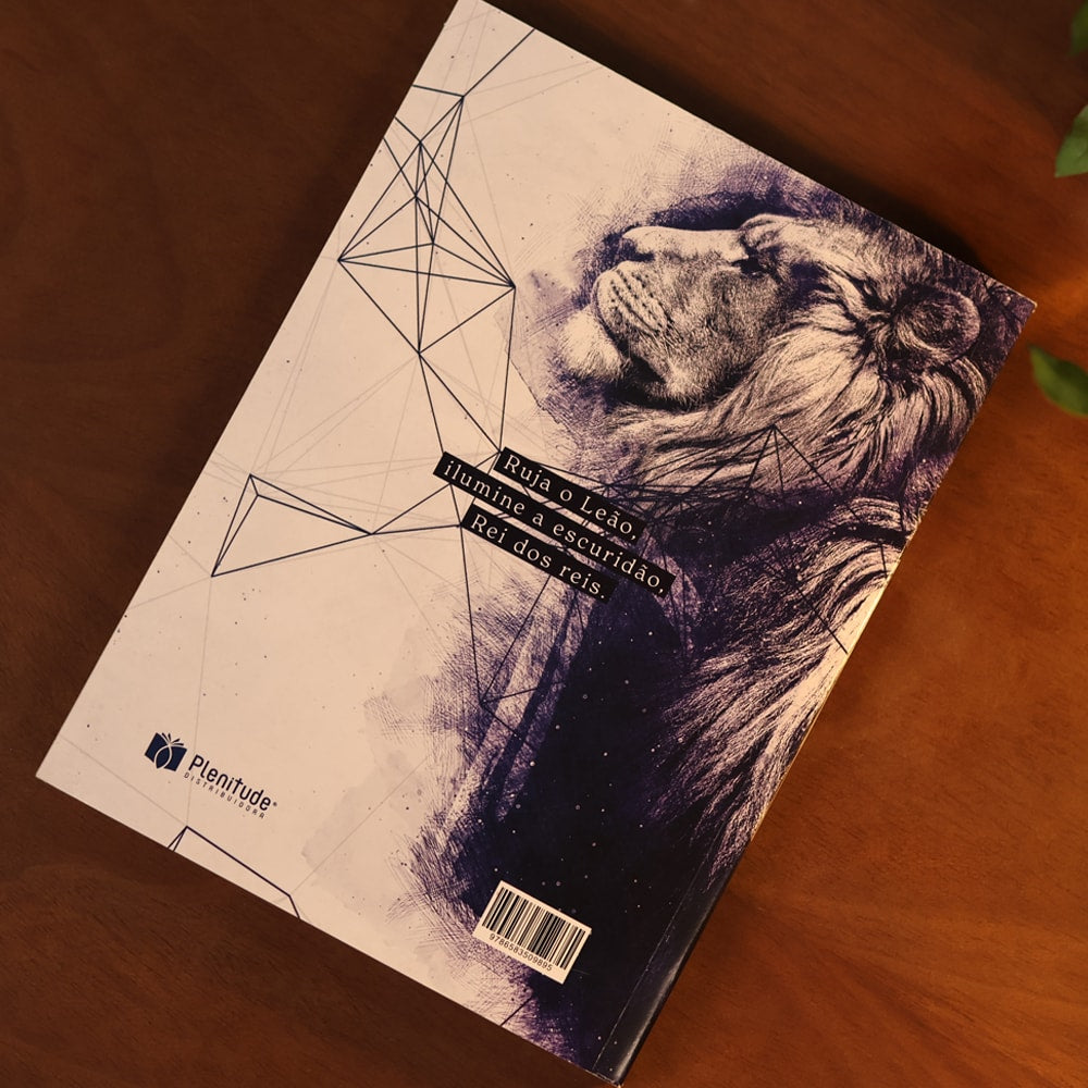Kit 10 Bíblias Sagrada Ruja o Leão | NVA | Capa Brochura