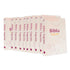 Kit 10 Bíblias Sagradas Flores NVA, capas brochura creme com desenhos de flores em tons de rosa. — Plenitude