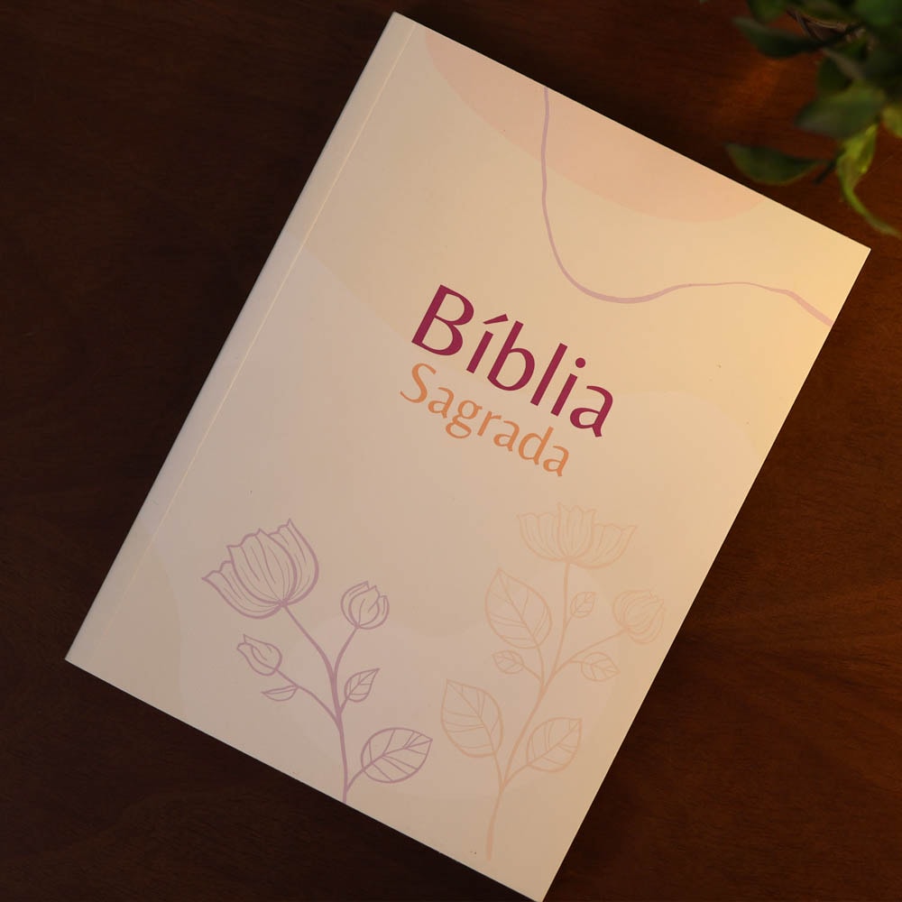 Kit 10 Bíblias Sagrada Flores | NVA | Capa Brochura