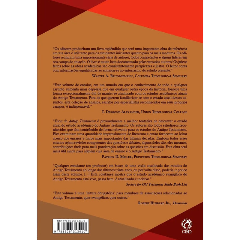 Faces do Antigo Testamento | David W. Baker e Bill T. Arnold