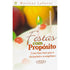 Livro Festas com Propósito, de Marlene LeFever, capa branca com bolo de aniversário e velas acesas. — Plenitude