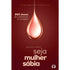 Devocional Seja Mulher Sábia (vol.3), capa com gota de água, vermelho e dourado — Plenitude