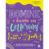 Livro Domine e Desenhe Seu Lettering Com Dicas da Juh, Juliana Germano, capa roxa com letras brancas, rosa e verde-água, com detalhes em amarelo e branco. — Plenitude