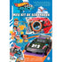 Kit de scrapbook Hot Wheels, capa com carros de corrida e itens de scrapbook. — Plenitude