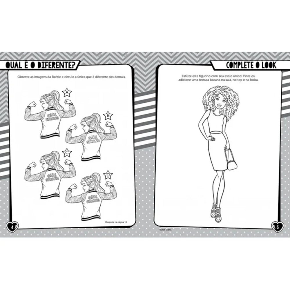 Barbie | Maleta Diversão e Adesivos