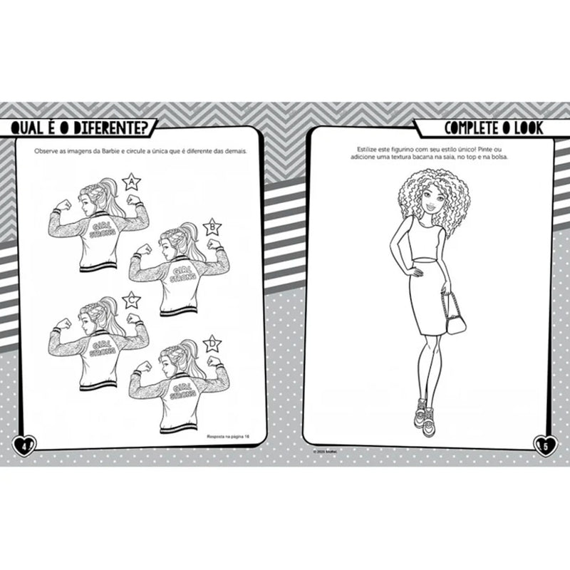 Barbie | Maleta Diversão e Adesivos