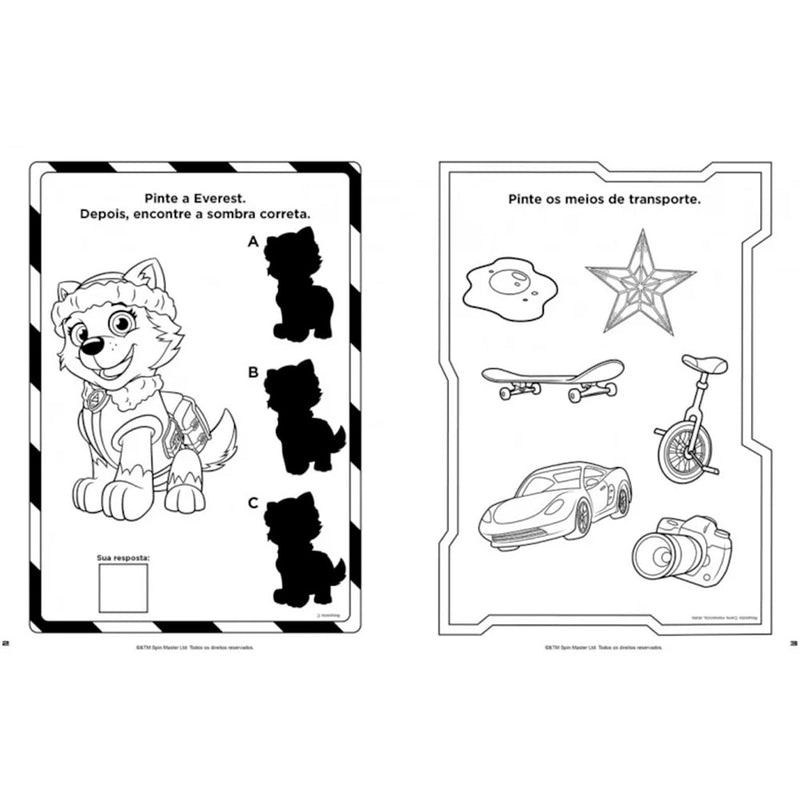 Patrulha Canina | Maleta Diversão e Adesivos