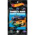 Kit de cards Hot Wheels Comfy And Cozy 4 Cards, embalagem preta com carros Hot Wheels e selo de 4 cards para colorir. — Plenitude