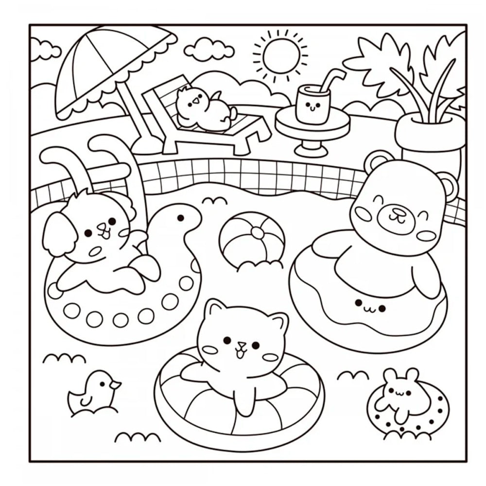 Livro de Colorir | Sweet And Cozy