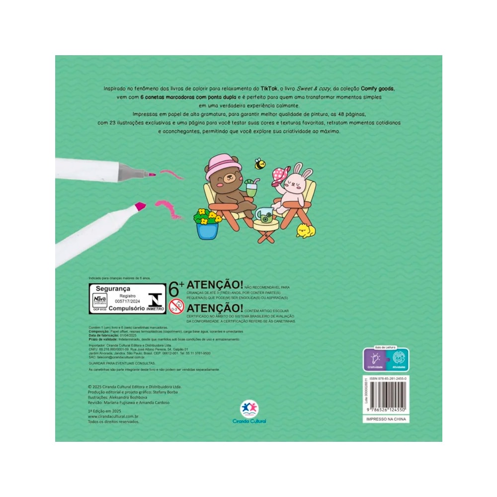 Livro de Colorir | Sweet And Cozy