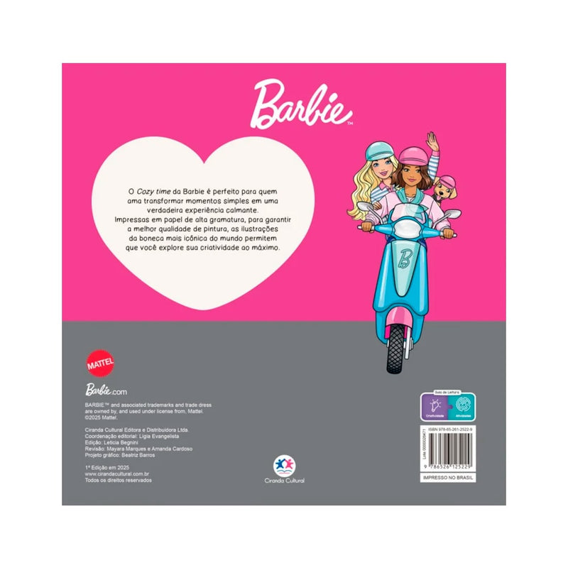 Barbie | Cozy Time | Livro de Colorir