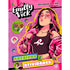 Livro Emilly Vick Adesivos e Atividades, capa rosa com ilustração da Emilly Vick. — Plenitude