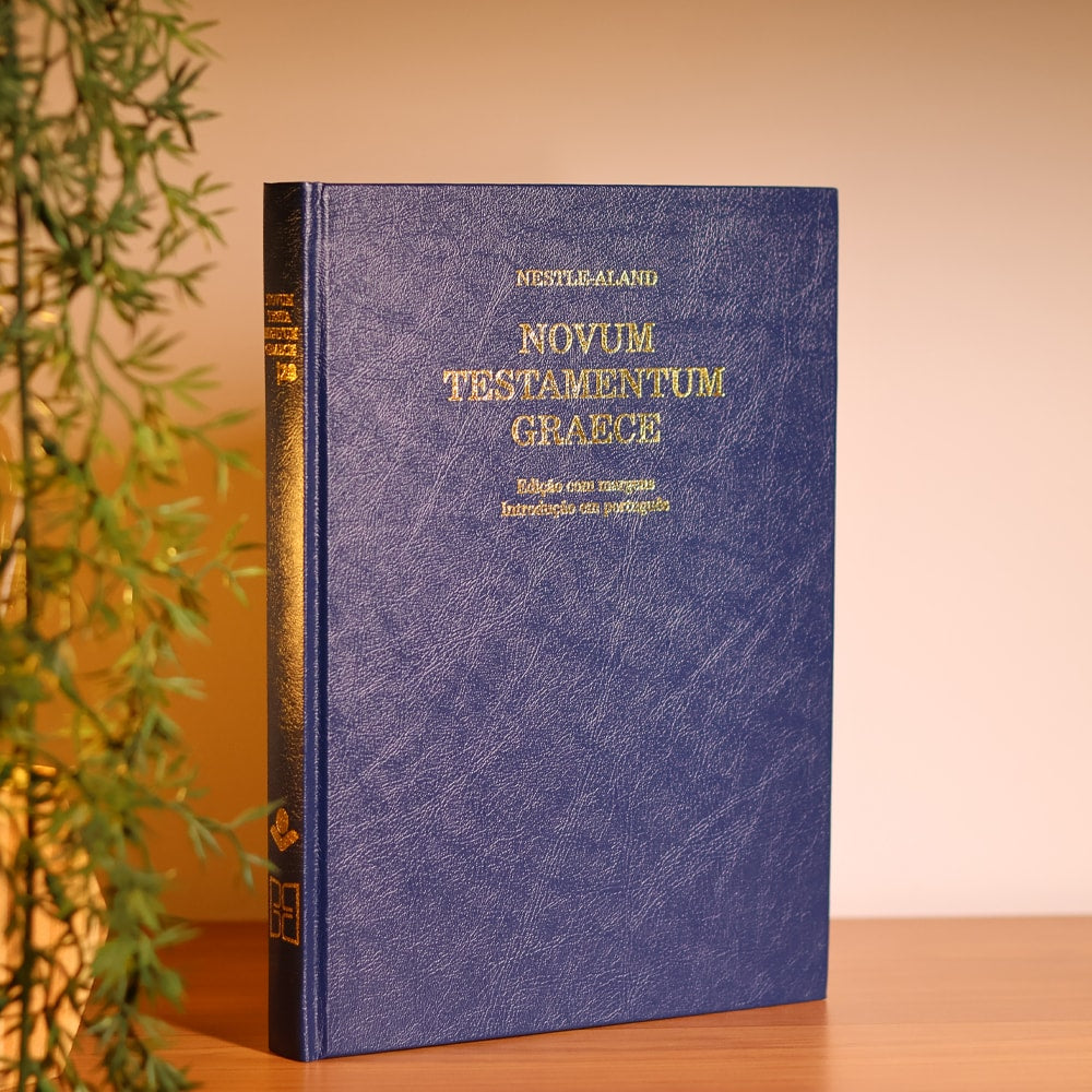 Novum Testamentum Graece | O Novo Testamento em Grego | Capa Dura Azul | Nestle-Aland - Na28