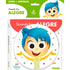 Livro Disney Baby Quando Fico Alegre, com esponja, capa branca com personagem da Alegria. — Plenitude