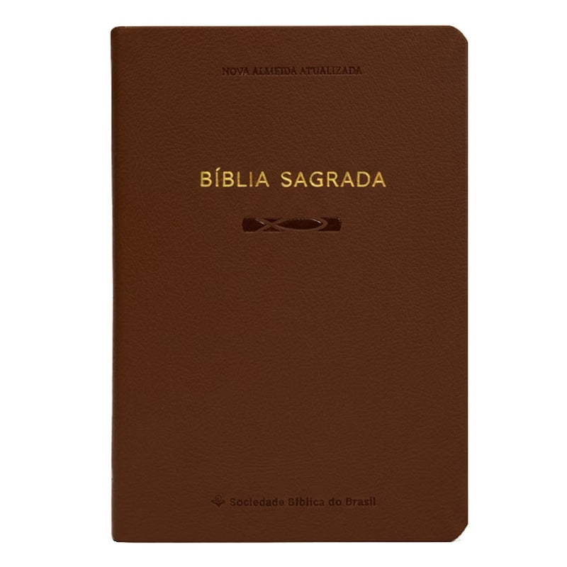 Bíblia Sagrada Slim | NAA | Marrom