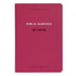 Bíblia Sagrada Slim NAA pink, capa em couro sintético, com letras normais e detalhes em baixo relevo. — Plenitude.