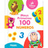Livro infantil Disney Baby - Meus Primeiros 100 Números, com ilustrações de personagens Disney e números coloridos. — Plenitude