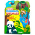 Livro infantil Meus Primeiros Animais, capa dura colorida com ilustrações de diversos animais da floresta. — Plenitude