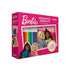 Kit para Colorir Barbie Momentos Especiais, caixa rosa com Barbies, canetinhas e adesivos. — Plenitude