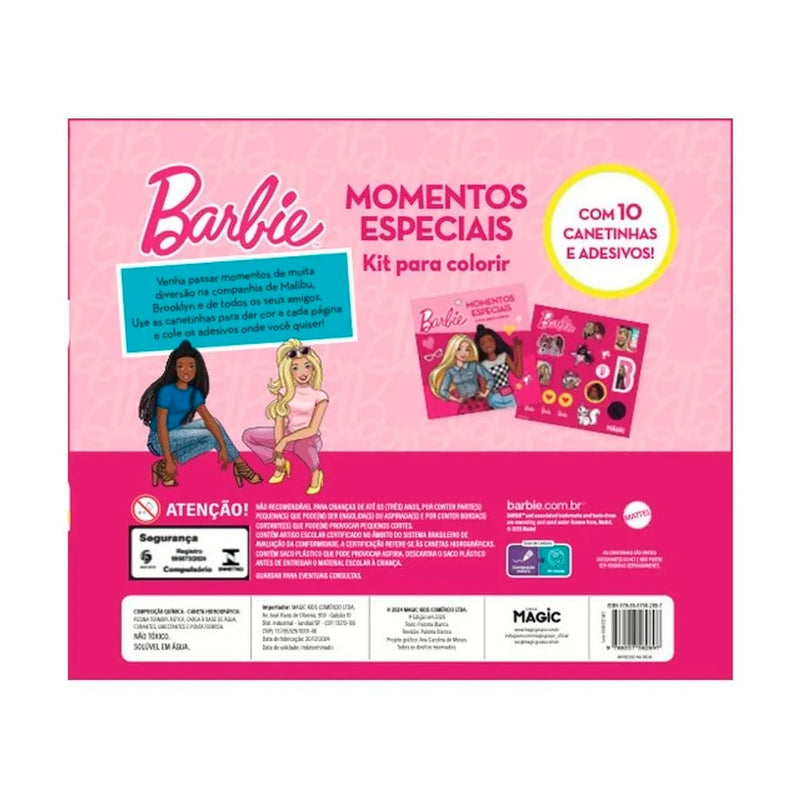 Barbie - Momentos Especiais Kit para Colorir