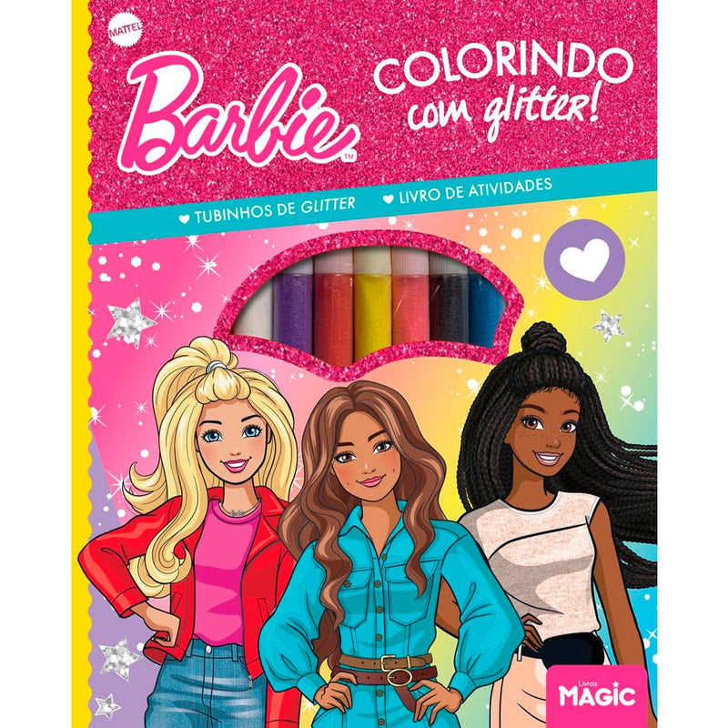 Barbie - Colorindo com Glitter