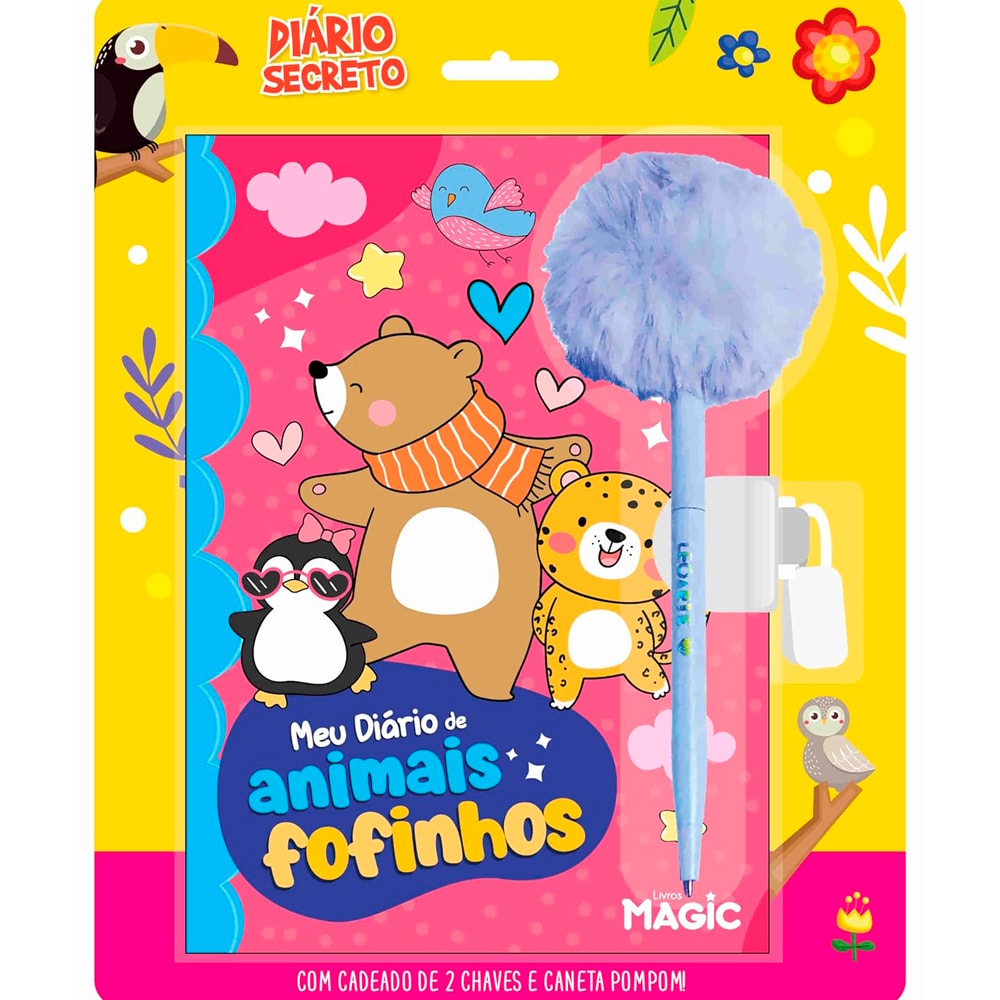 Animais Fofinhos - Livro Diário Secreto