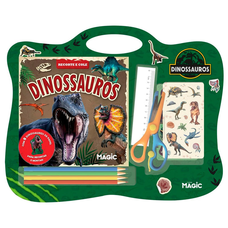 Dinossauros - Recorte e Cole