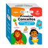 Box Disney Baby Primeiros Conceitos Animais, Alimentos e Sentidos, caixa branca com 3 livros. — Plenitude