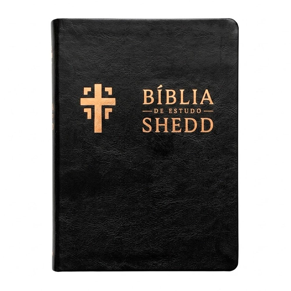 Bíblia de Estudo Shedd | A21 | Couro Sintético Preto
