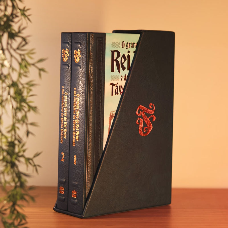 Box o Grande Livro do Rei Artur e Dos Cavaleiros da Távola Redonda| Feéria Antiga | John Matthews