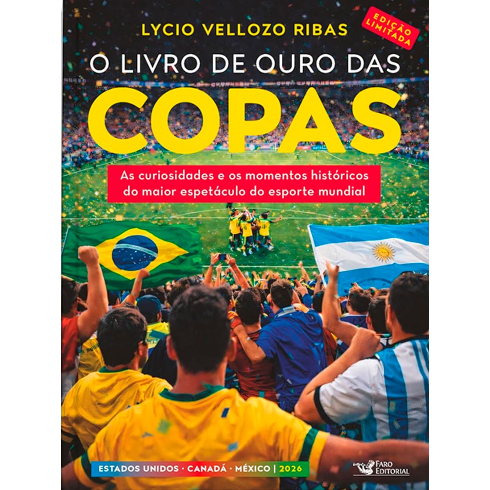 O Livro de Ouro das Copas | Edição Limitada 2026 | Lycio Vellozo Ribas