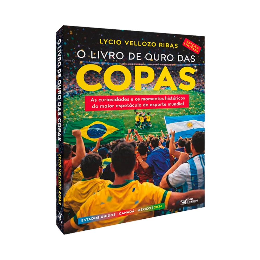 O Livro de Ouro das Copas | Edição Limitada 2026 | Lycio Vellozo Ribas