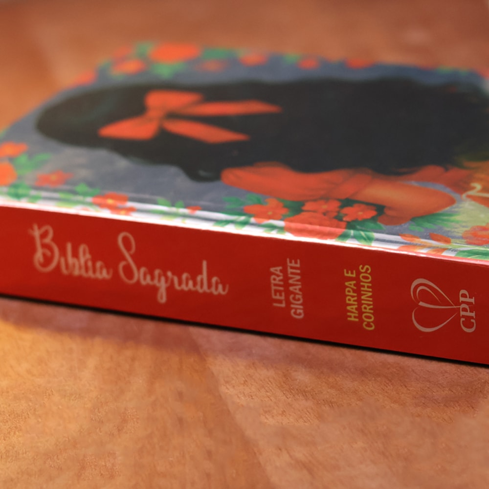 Bíblia Sagrada Filha do Rei | ARC | Letra Gigante| Harpa Avivada e Corinhos | Capa Dura Vermelha