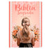 Bíblia Sagrada Menina Com Rendas, ARC, Letra Gigante, Harpa Avivada e Corinhos, capa dura rosa com renda e menina de costas com — Plenitude