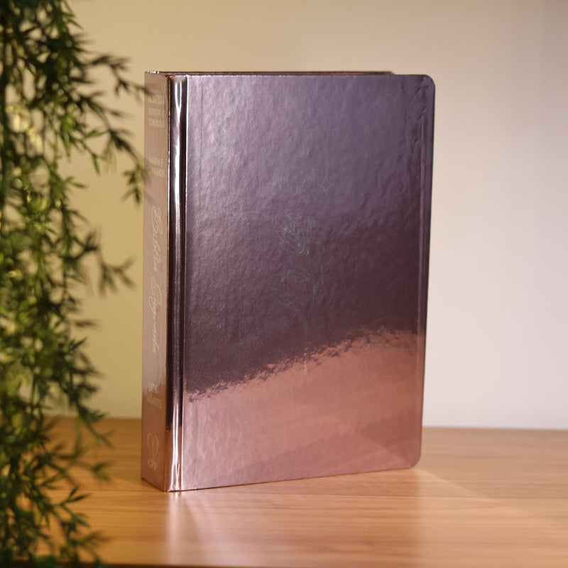 Bíblia Sagrada Minimalista Lilás | ARC | Letra Gigante | Harpa Avivada e Corinhos | Capa Dura