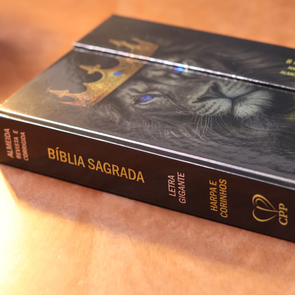 Bíblia Sagrada Rei dos Reis | ARC | Letra Gigante | Harpa Avivada e Corinhos | Capa Dura Carteira