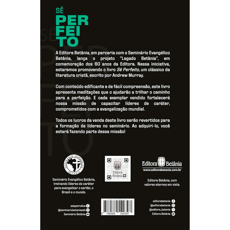 Sê Perfeito | Andrew Murray