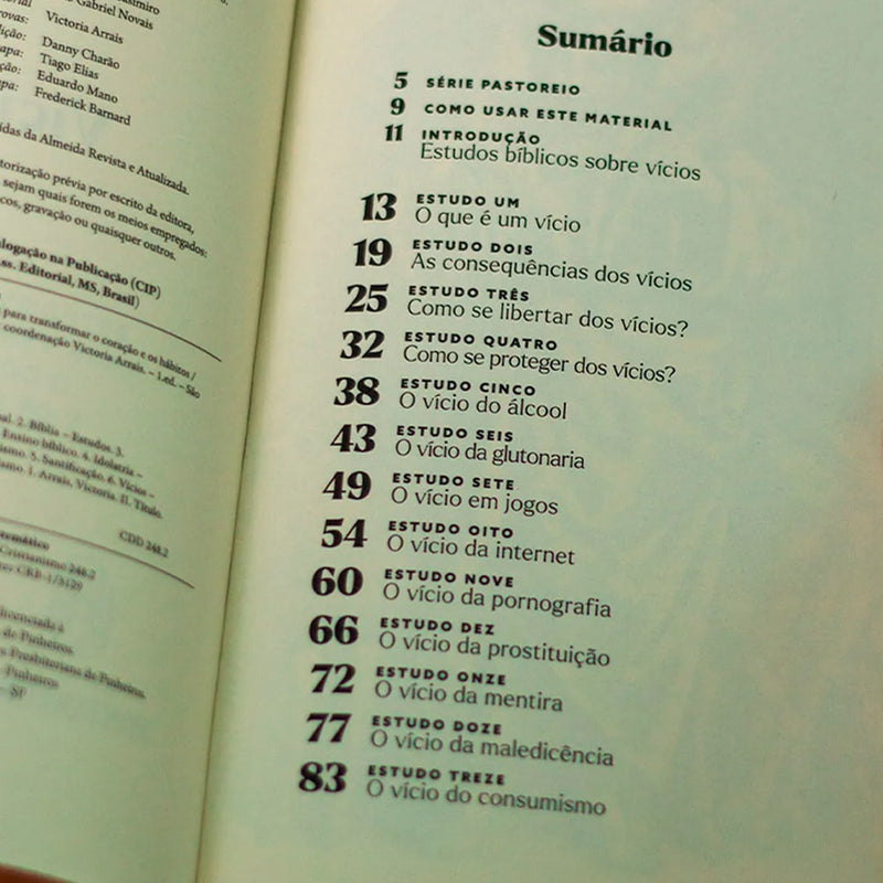 Vícios | Série Pastoreio | Samuel Nóbrega Cortiñas