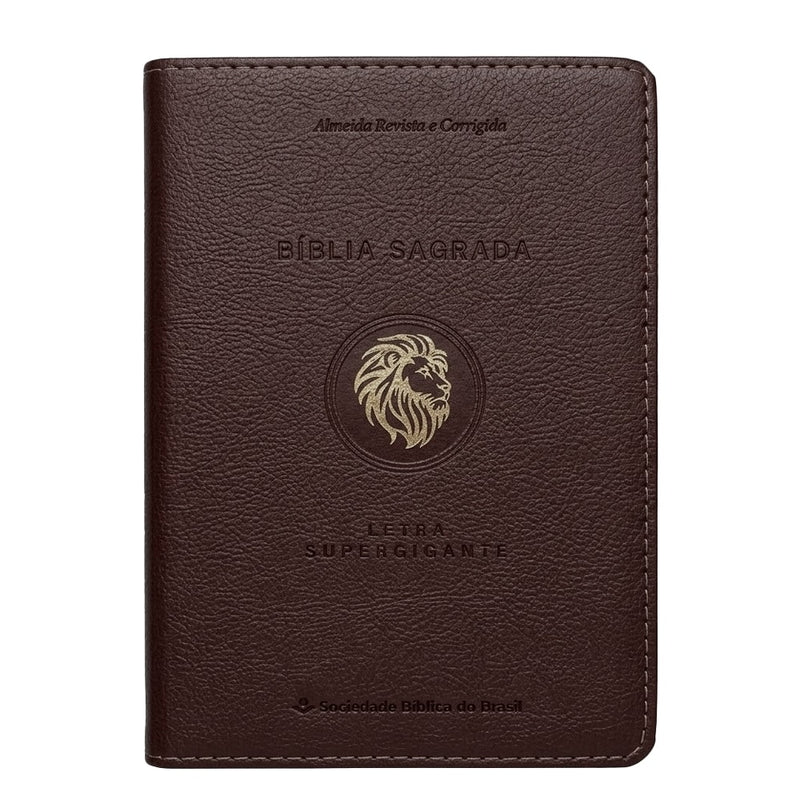 Bíblia Sagrada Leão | ARC | Letra Supergigante | Vinho