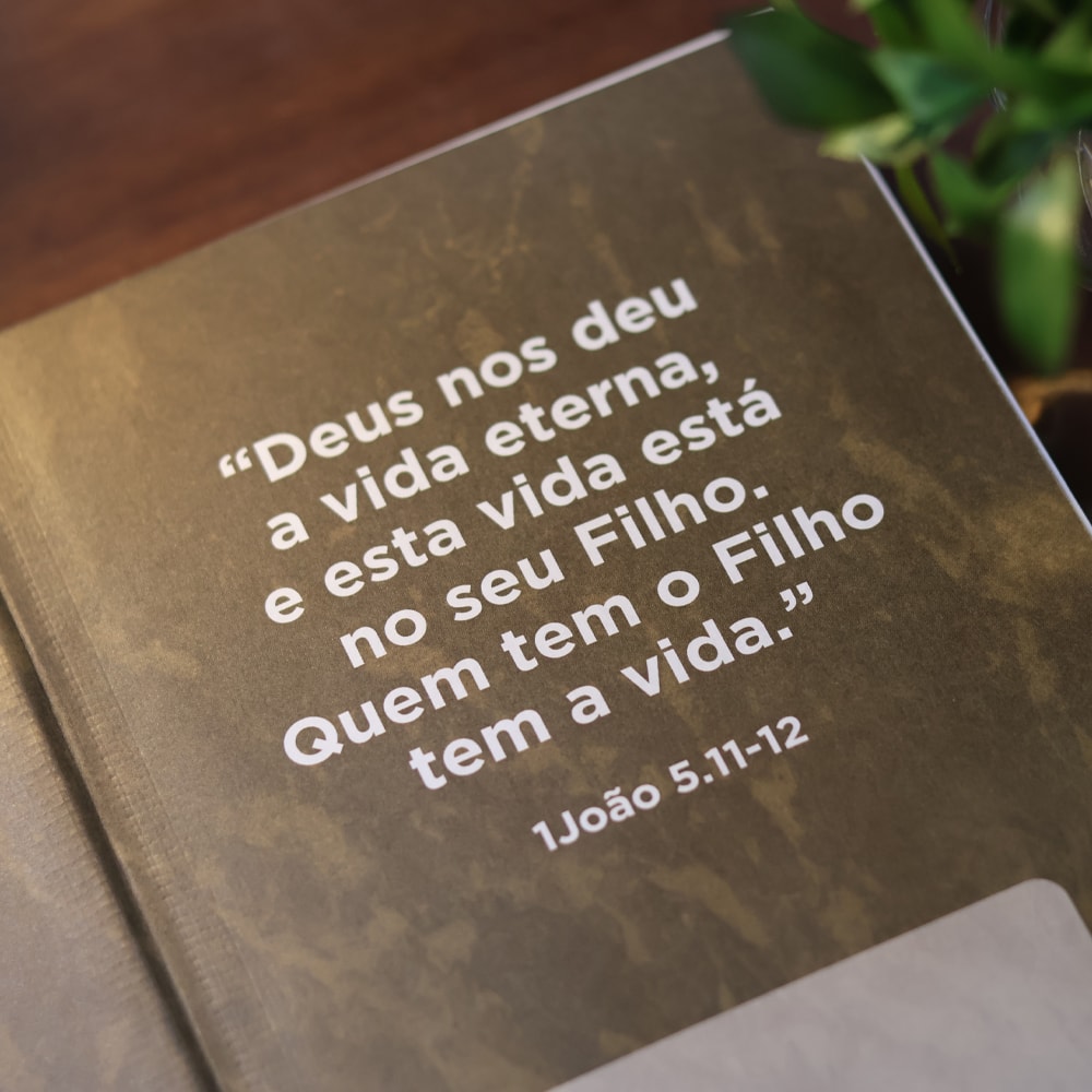 Bíblia Sagrada Âncora | NAA | Capa Dura Bege