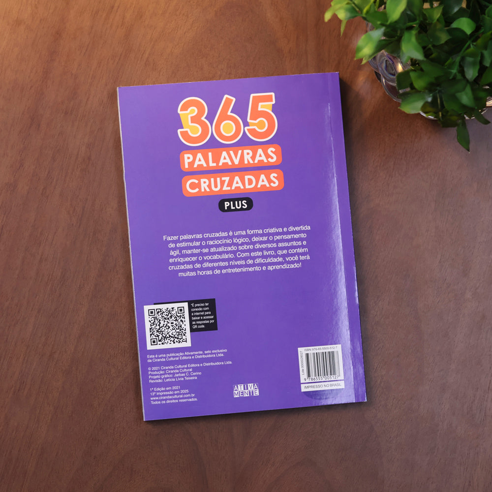 365 Palavras Cruzadas Plus | Volume I