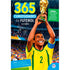 Livro 365 Curiosidades do Futebol por Cafu, capa azul com jogador segurando a taça da Copa do Mundo. — Plenitude