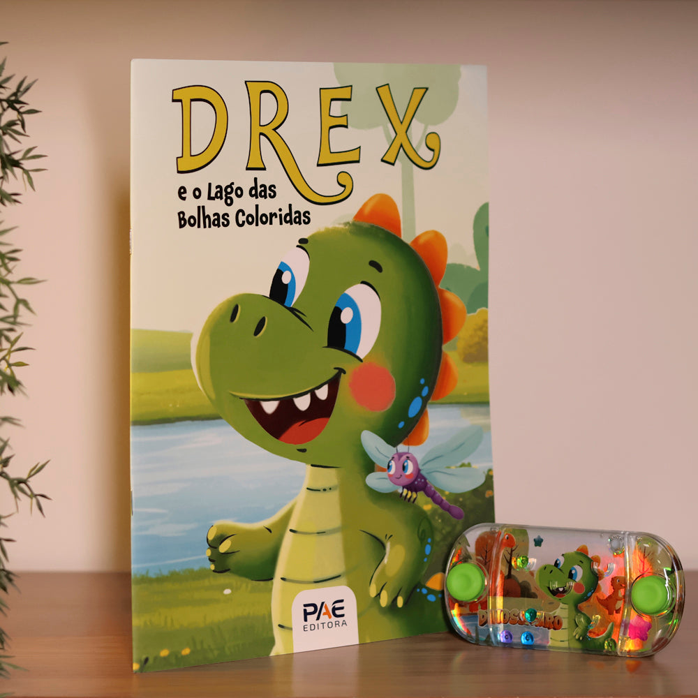 Acqua Play |  Drex e o Lago das Bolhas Coloridas | Dinossauro