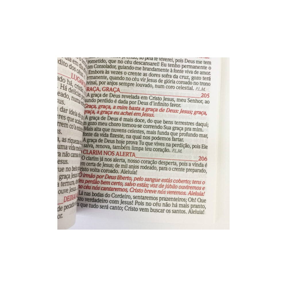 Harpa Avivada e Corinhos Floral Pink Letra Hipergigante | Capa Dura