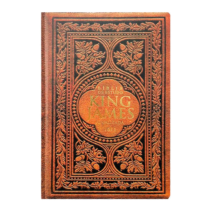 Bíblia de Estudo King James |  Atualizada |  Full Collor | Capa Dura | Vintage