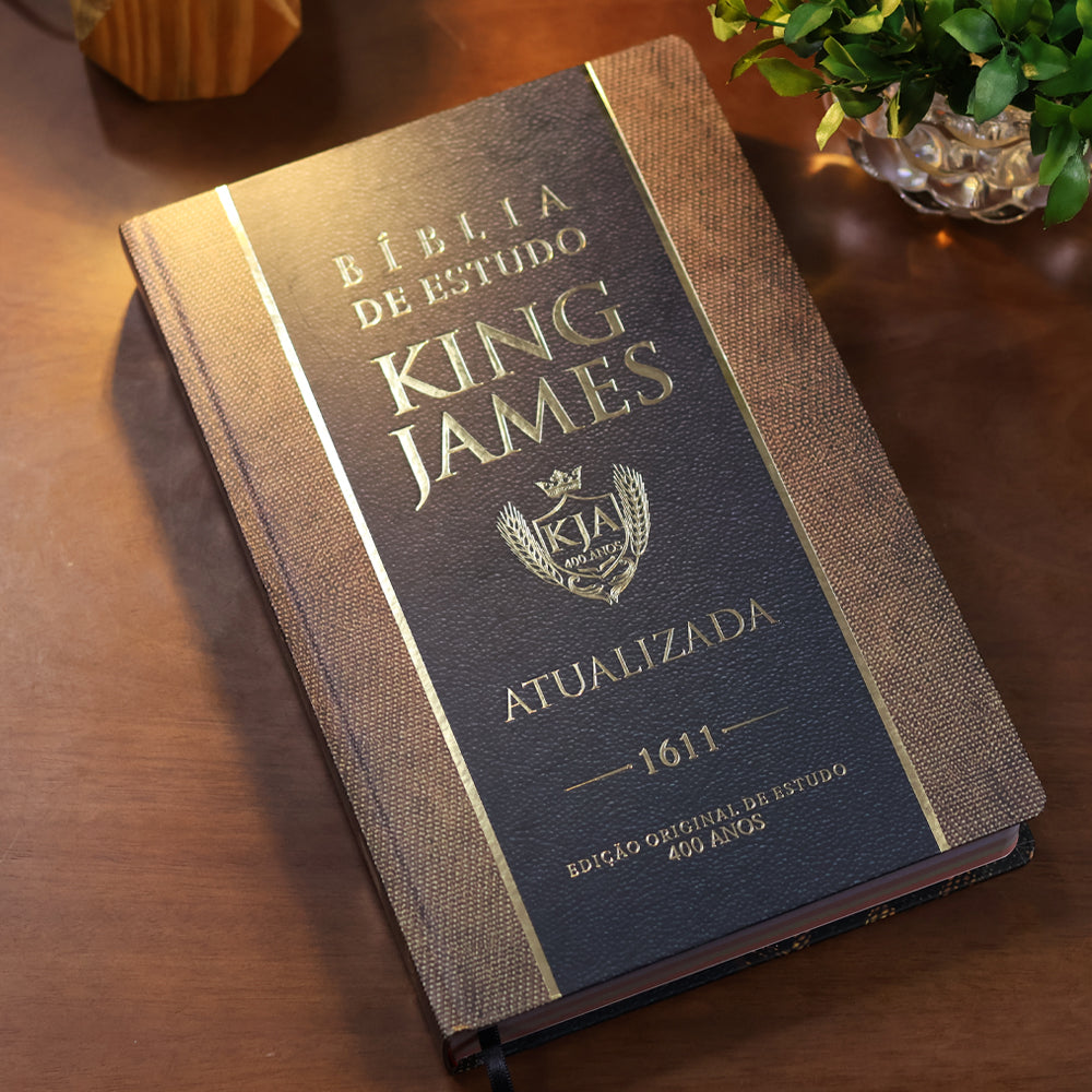 Bíblia de Estudo King James Atualizada | Hipergigante |  Full Collor | Capa Dura