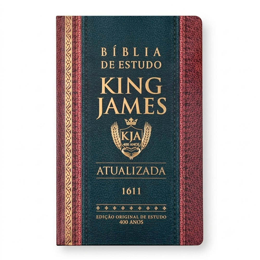 Bíblia de Estudo King James Atualizada | Hipergigante |  Full Collor | Capa Dura